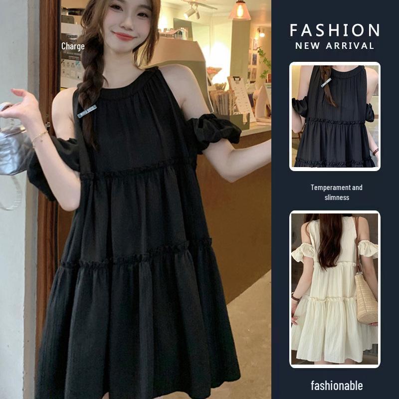 Maternity Off-Shoulder Mid-Length Fairy Dress – Gentle Summer Style, Conceals Belly, Perfect for Moms Not Showing Pregnancy S (70-85 jin) брудно-білий
Maternity Off-Shoulder Mid-Length Fairy Dress – Gentle Summer Style, Conceals Belly, Perfect for Moms Not Showing Pregnancy S (70-85 jin) брудно-білий