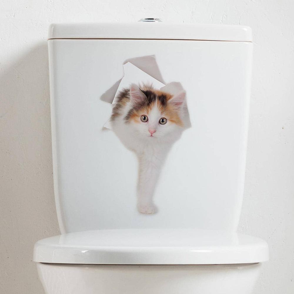 Cartoon Cute Cat Toilet Stickers Bathroom and Toilet Home Beautification and Decoration Stickers
Cartoon Cute Cat Toilet Stickers Bathroom and Toilet Home Beautification and Decoration Stickers
