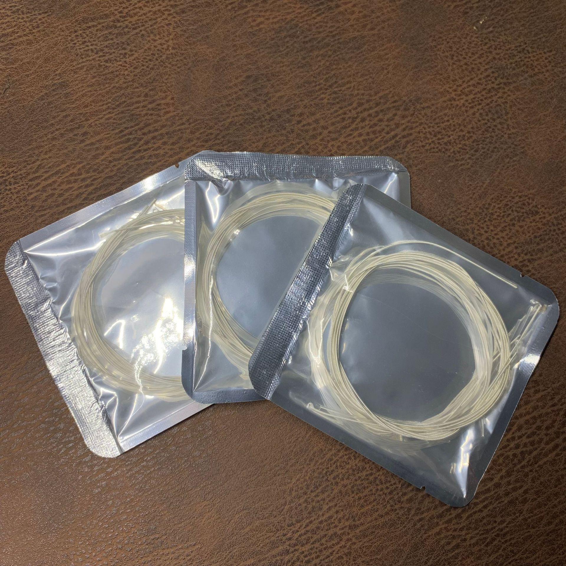 Classical Nylon Guitar Strings in Foil Bags with Cases
Classical Nylon Guitar Strings in Foil Bags with Cases
