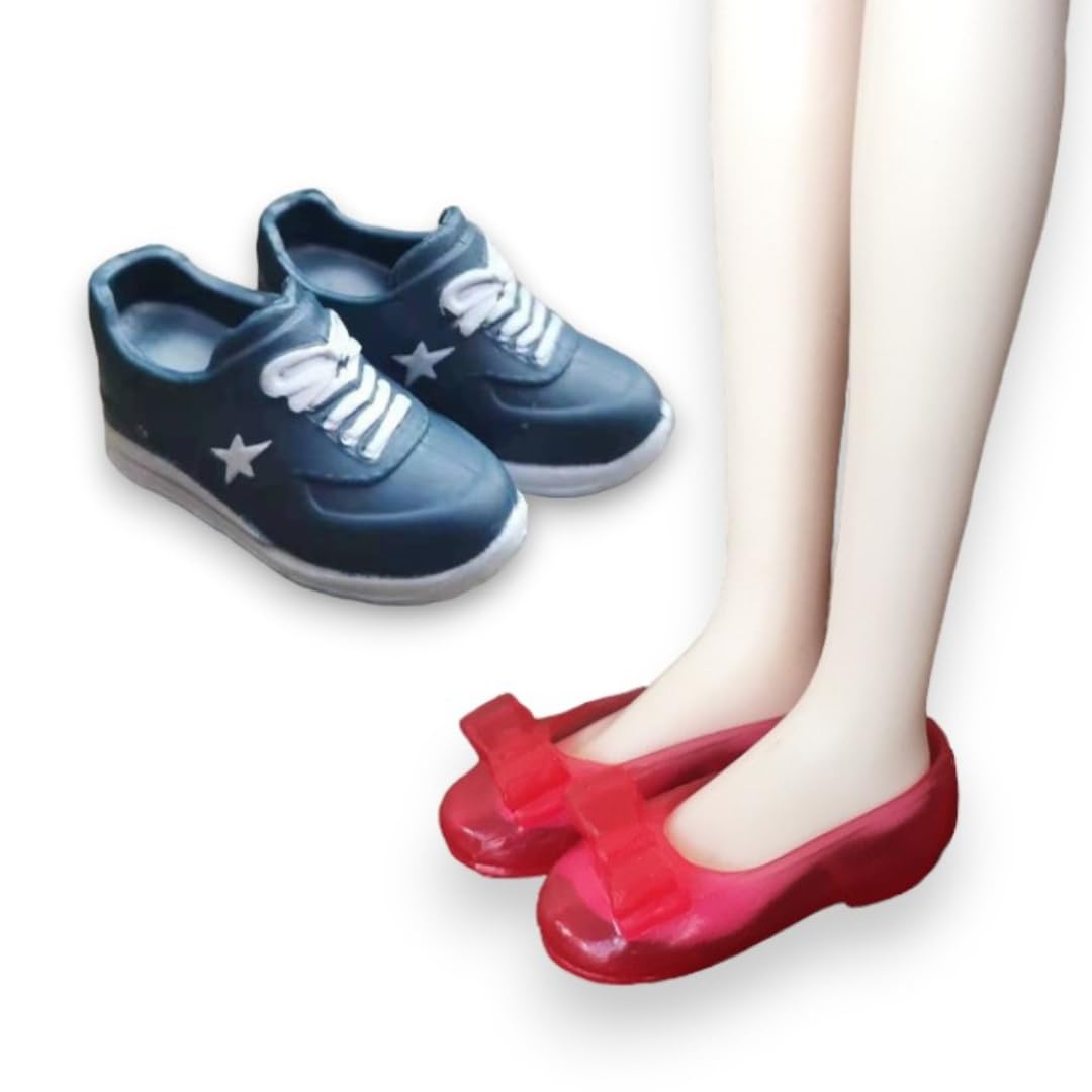 RUCY SHOP 2 pairs of doll shoes 2 pairs of Licca sneakers and flat shoes for dolls 1/6
RUCY SHOP 2 pairs of doll shoes 2 pairs of Licca sneakers and flat shoes for dolls 1/6