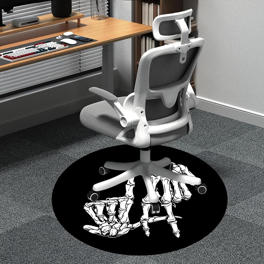 1pc Skelefinger Office Round Area Rug, Indoor Mat Suitable ForOffice, Under Office Chairs Bedroom Living Room Home Decor, Room Deco q104 80cm by 80cm
1pc Skelefinger Office Round Area Rug, Indoor Mat Suitable ForOffice, Under Office Chairs Bedroom Living Room Home Decor, Room Deco q104 80cm by 80cm