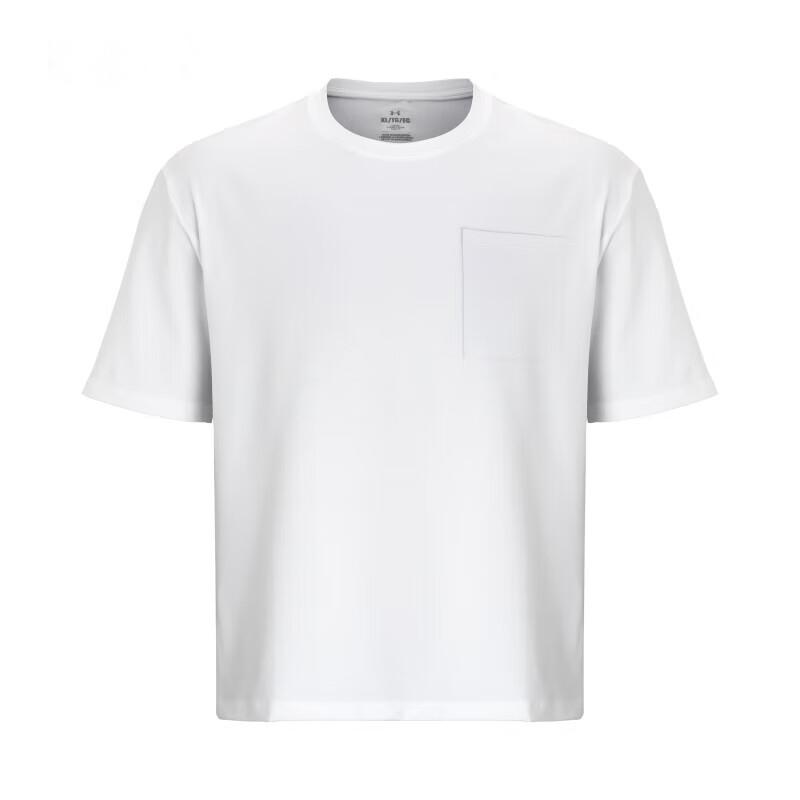 Under Armour Сплошная свободная футболка с коротким рукавом, мужские топы, белая 1382805-100 M
Under Armour Сплошная свободная футболка с коротким рукавом, мужские топы, белая 1382805-100 M