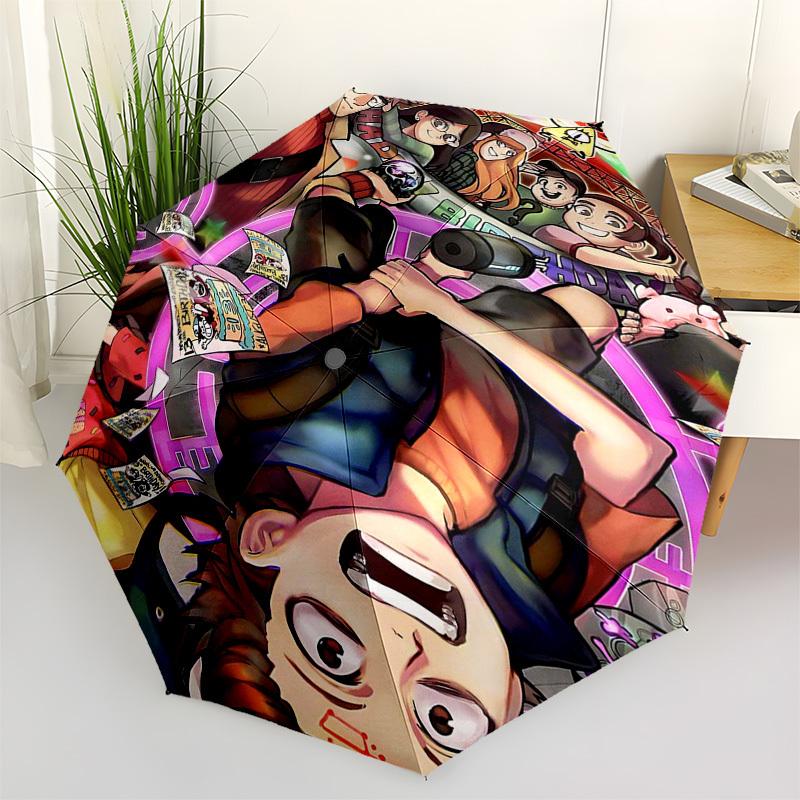 1pc Adventure Time Outdoor Umbrella - Automatic Opening/Closing, Portable 3-Fold Design with Iron Frame - Perfect Gift for Fans, Travelers, Daily Use.
1pc Adventure Time Outdoor Umbrella - Automatic Opening/Closing, Portable 3-Fold Design with Iron Frame - Perfect Gift for Fans, Travelers, Daily Use.