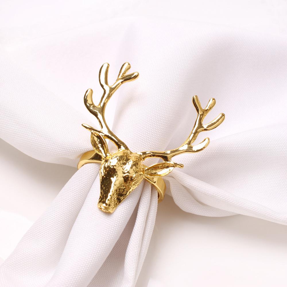 1PC Gold Delicate Deer Head Napkin Rings Restaurant Bar Kitchen Table Linen Accessories For Decoration Wedding Christmas Party
1PC Gold Delicate Deer Head Napkin Rings Restaurant Bar Kitchen Table Linen Accessories For Decoration Wedding Christmas Party