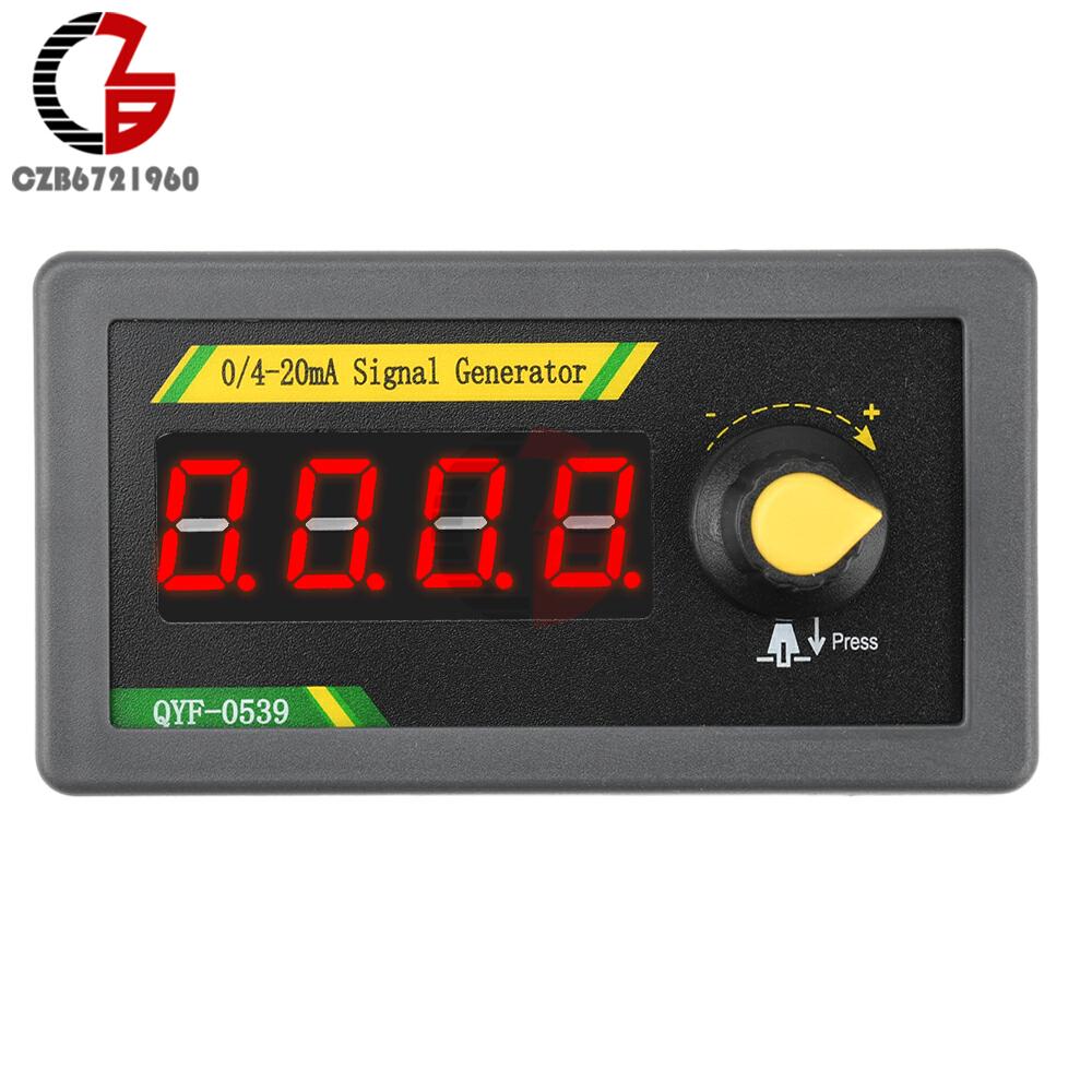 DC 12-24V 4Digit Current Analog Signal Generator Sensor Frequency Meter 0-20mA 4-20mA Signal Output PLC Debugging Rotary Encoder
DC 12-24V 4Digit Current Analog Signal Generator Sensor Frequency Meter 0-20mA 4-20mA Signal Output PLC Debugging Rotary Encoder