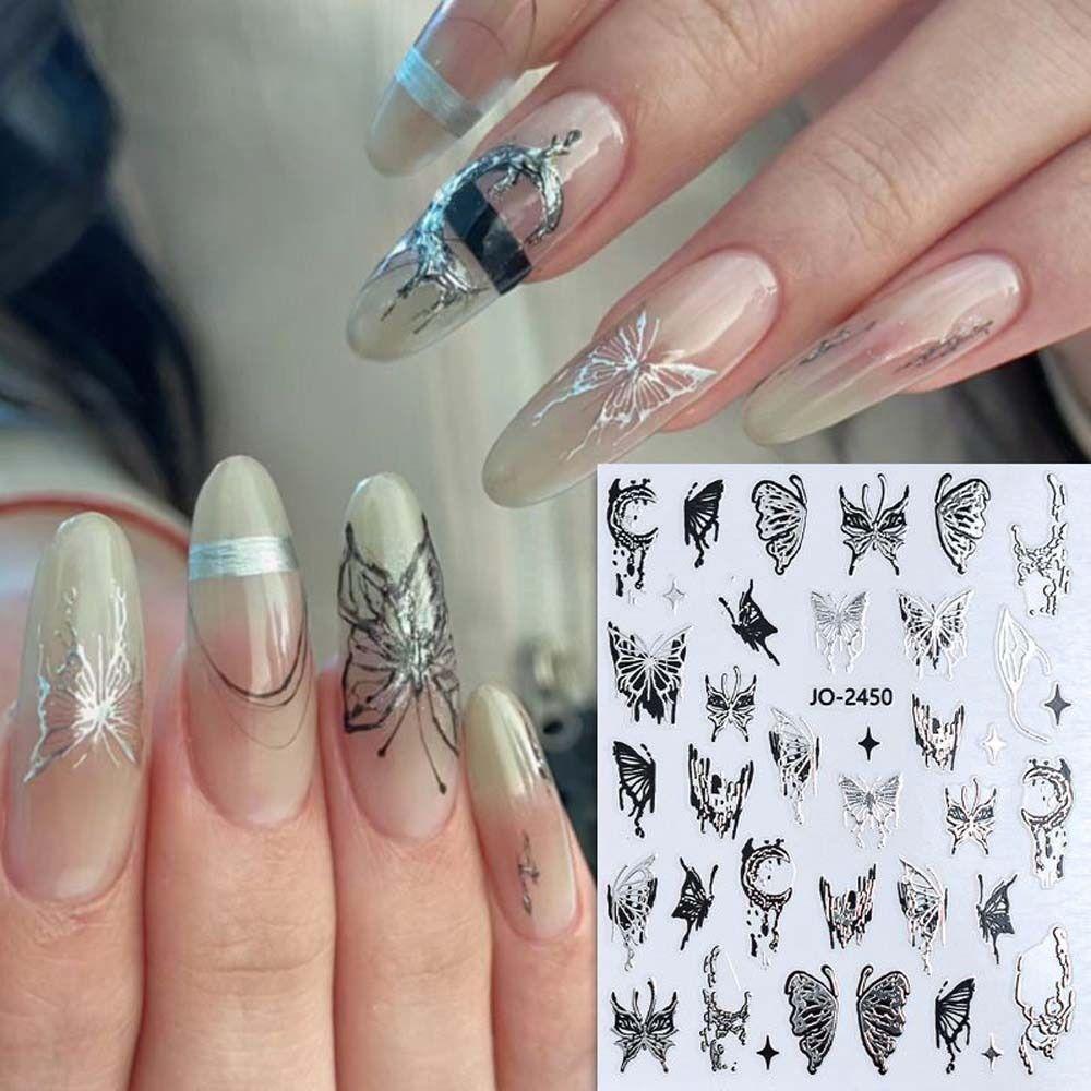 Nail Art Supplies Bronzing Butterfly Nail Decals Bronzing Butterfly Nail Decorations Manicurist
Nail Art Supplies Bronzing Butterfly Nail Decals Bronzing Butterfly Nail Decorations Manicurist