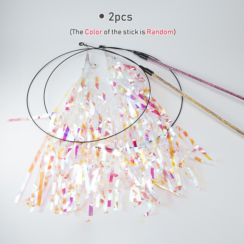 3pcs/2pcs Random Color Plastic Tassel Cat Toy Teaser Stick Play With Cat Wand Pet Toy
3pcs/2pcs Random Color Plastic Tassel Cat Toy Teaser Stick Play With Cat Wand Pet Toy