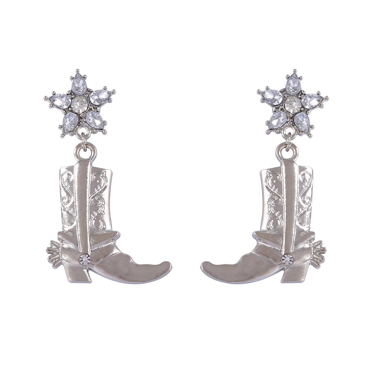 DIGADAGU Metal Western Cowboy Boot Dangle Earrings New Statement Vintage Earrings Women Everyday Zircon Accessories медный
DIGADAGU Metal Western Cowboy Boot Dangle Earrings New Statement Vintage Earrings Women Everyday Zircon Accessories медный