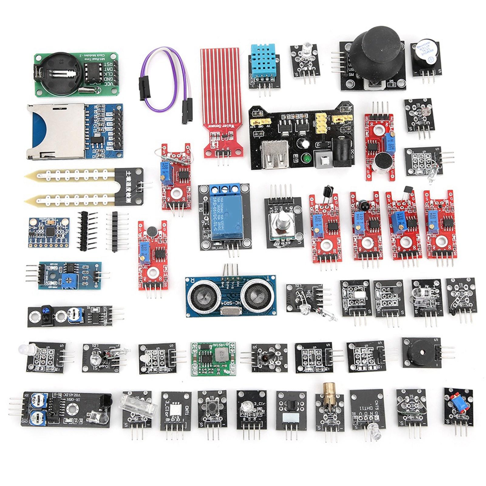 45pcs set Sensor Modules Starter Kit Professional DIY s Updated Development Sensor Board Set
45pcs set Sensor Modules Starter Kit Professional DIY s Updated Development Sensor Board Set