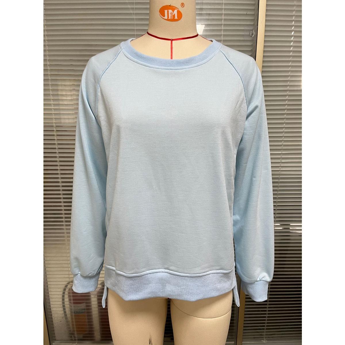 Fall Winter Women s Solid Color Ribbed Crew Neck Long Sleeve Loose Sweatshirt Top for Cross-border Europe USA XXL
Fall Winter Women s Solid Color Ribbed Crew Neck Long Sleeve Loose Sweatshirt Top for Cross-border Europe USA XXL