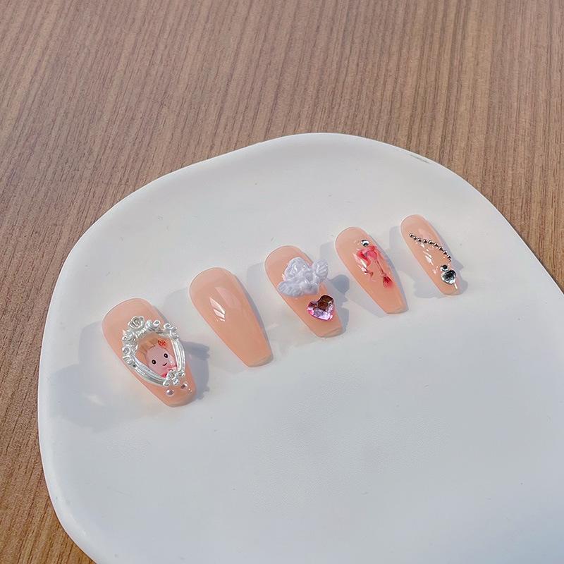 Mocha Cat-Eye Champagne Flash Short Press-On Nails - Handmade Autumn/Winter Manicure Heart Angel
Mocha Cat-Eye Champagne Flash Short Press-On Nails - Handmade Autumn/Winter Manicure Heart Angel