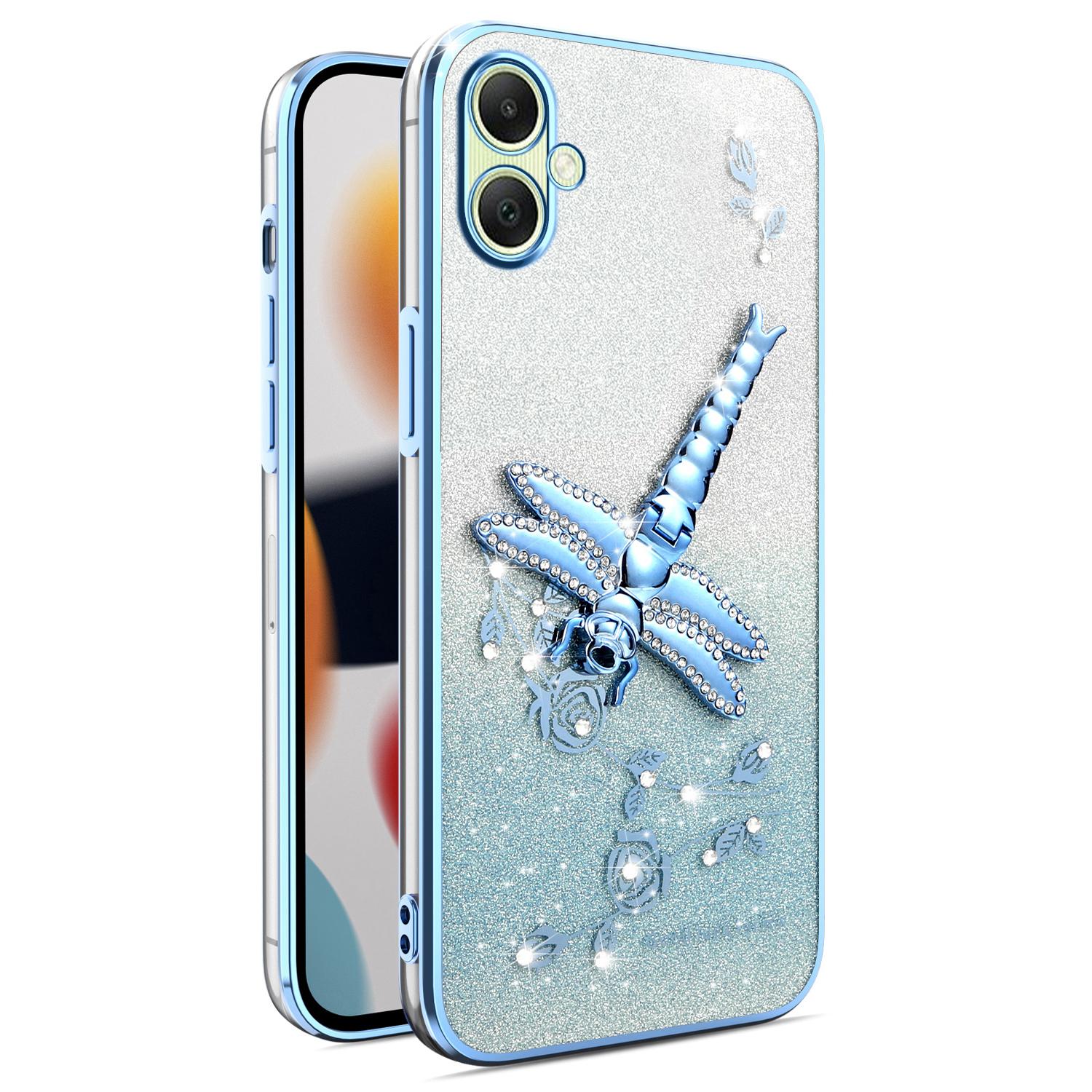 KADEM For Samsung Galaxy A06 4G Case Dragonfly Kickstand TPU Flowers Glitter Phone Cover Blue
KADEM For Samsung Galaxy A06 4G Case Dragonfly Kickstand TPU Flowers Glitter Phone Cover Blue
