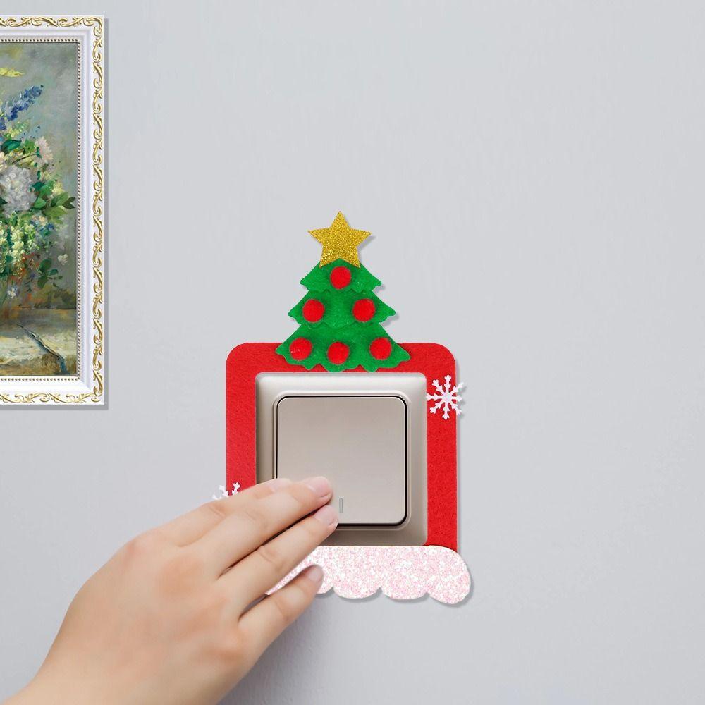 Elk Snowman Santa Claus Light Switch Decals Cartoon Christmas Wall Decals Holiday Decorations 8Pcs
Elk Snowman Santa Claus Light Switch Decals Cartoon Christmas Wall Decals Holiday Decorations 8Pcs