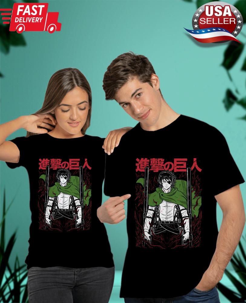 Hange Zoe shirt Attack on Titan AOT,Anime,Manga Levi Eren Season 4,cartoon shirt XL
Hange Zoe shirt Attack on Titan AOT,Anime,Manga Levi Eren Season 4,cartoon shirt XL