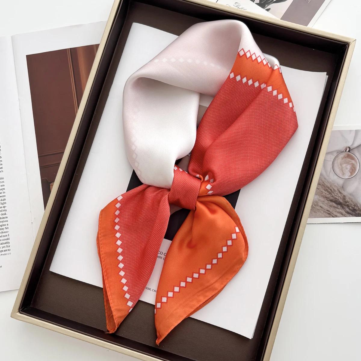 Luxury Satin Print Hair Scarf Women Kerchief Neck Tie Hand Wrist Foulard Shawl Wraps Head Hijab Bandana Echarpe 70x70CM
Luxury Satin Print Hair Scarf Women Kerchief Neck Tie Hand Wrist Foulard Shawl Wraps Head Hijab Bandana Echarpe 70x70CM