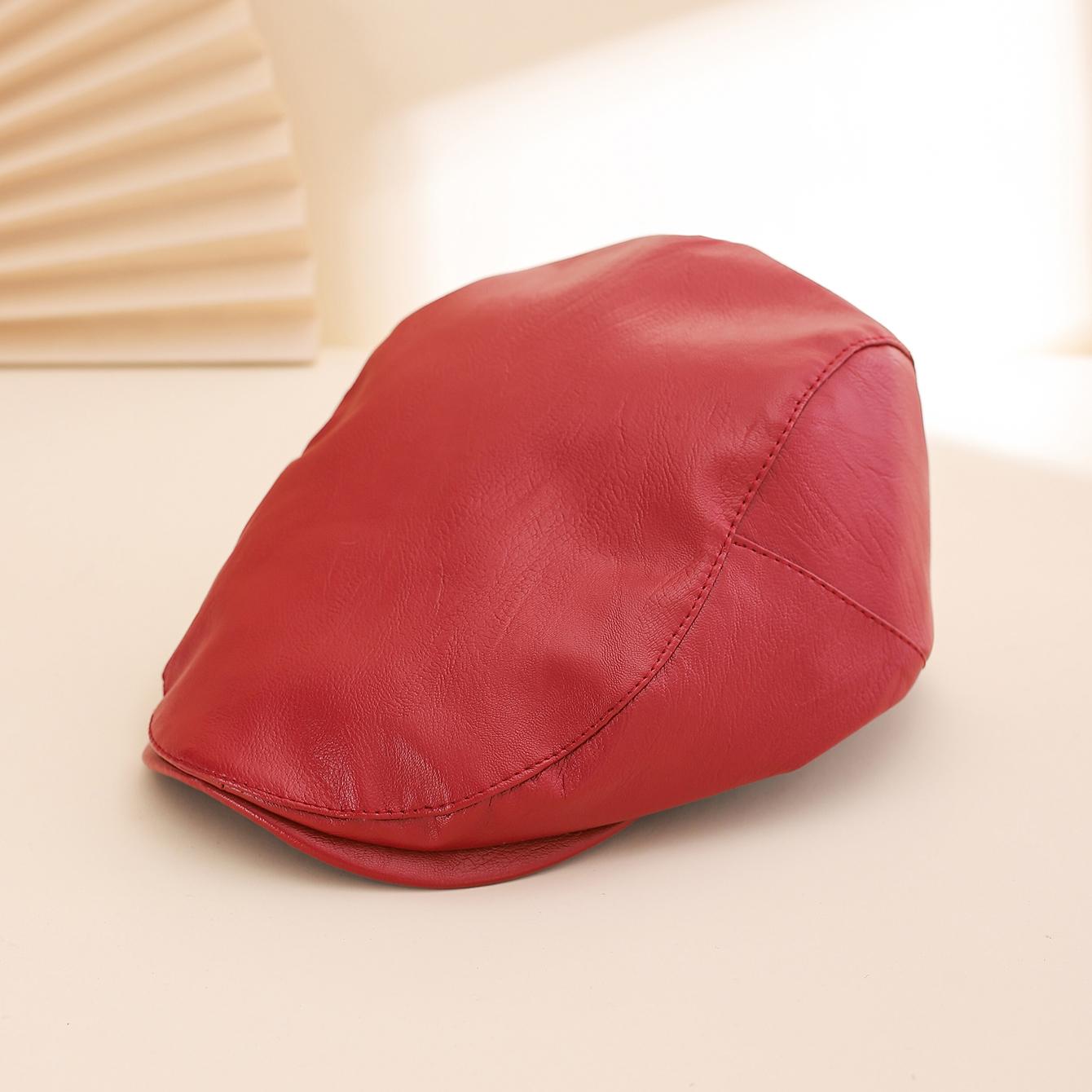 Fashion Simple Solid Color PU Forward Cap Soft Top Adjustable Snapback Hat Outdoor Waterproof Sun Protection Hat One Size
Fashion Simple Solid Color PU Forward Cap Soft Top Adjustable Snapback Hat Outdoor Waterproof Sun Protection Hat One Size