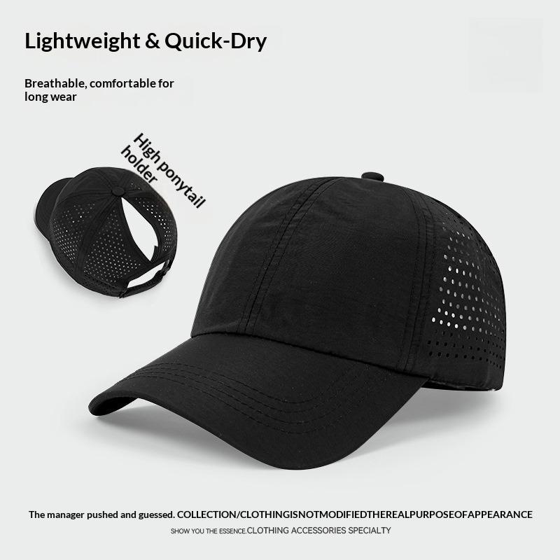 1Pc Quick Drying Tongue Baseball Caps For Women Summer Protection Breathable Mesh Breathable Cap Stylish Adjustable Ponytail Hat Adjustable
1Pc Quick Drying Tongue Baseball Caps For Women Summer Protection Breathable Mesh Breathable Cap Stylish Adjustable Ponytail Hat Adjustable