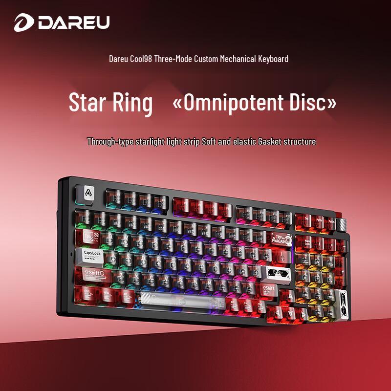 DAREU COOL98 Tri-Mode Mechanical Gaming Keyboard
DAREU COOL98 Tri-Mode Mechanical Gaming Keyboard