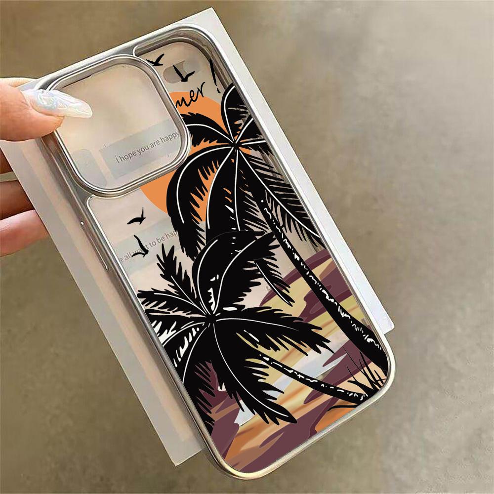 Sunset Coconut Tree Scenery Clear Case For iPhone 16 Pro Max Cases iPhone 17 11 12 13 14 15 Pro Max Plus Plating Drop Coque iPhone 12 Pro
Sunset Coconut Tree Scenery Clear Case For iPhone 16 Pro Max Cases iPhone 17 11 12 13 14 15 Pro Max Plus Plating Drop Coque iPhone 12 Pro