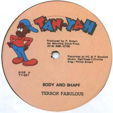 12inch Record TERROR FABULOUS - Body And Shape / Version TY027 Tan Yah 1991 US Reggae, Ska & Dub
12inch Record TERROR FABULOUS - Body And Shape / Version TY027 Tan Yah 1991 US Reggae, Ska & Dub