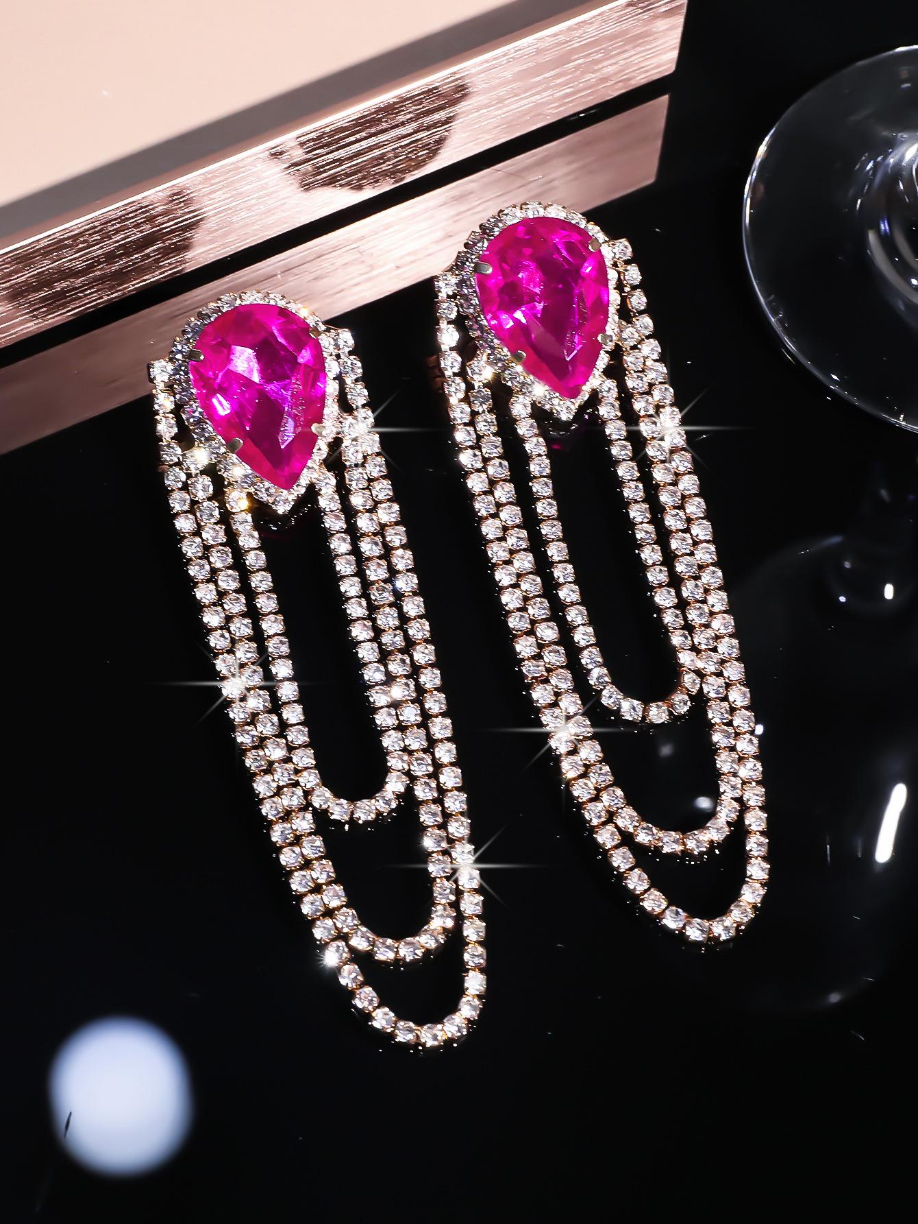 Townka Роскошные серьги-кисточки с градиентными стразами для женщин
Townka Роскошные серьги-кисточки с градиентными стразами для женщин