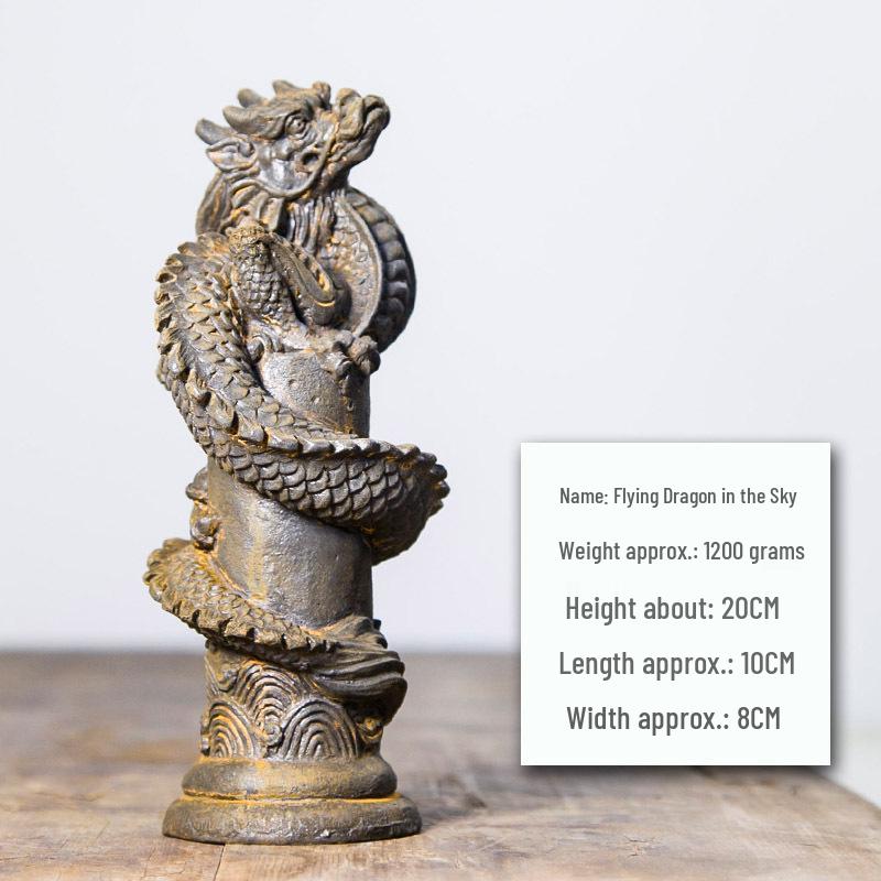 Flying Dragon Relief Tea Pet: Handmade Desktop & Wine Cabinet Ornament
Flying Dragon Relief Tea Pet: Handmade Desktop & Wine Cabinet Ornament