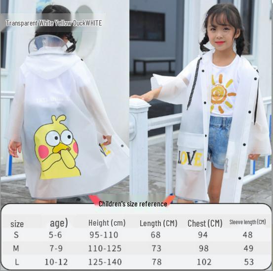 Kids Waterproof School Raincoat with Backpack Space for Boys & Girls S
Kids Waterproof School Raincoat with Backpack Space for Boys & Girls S