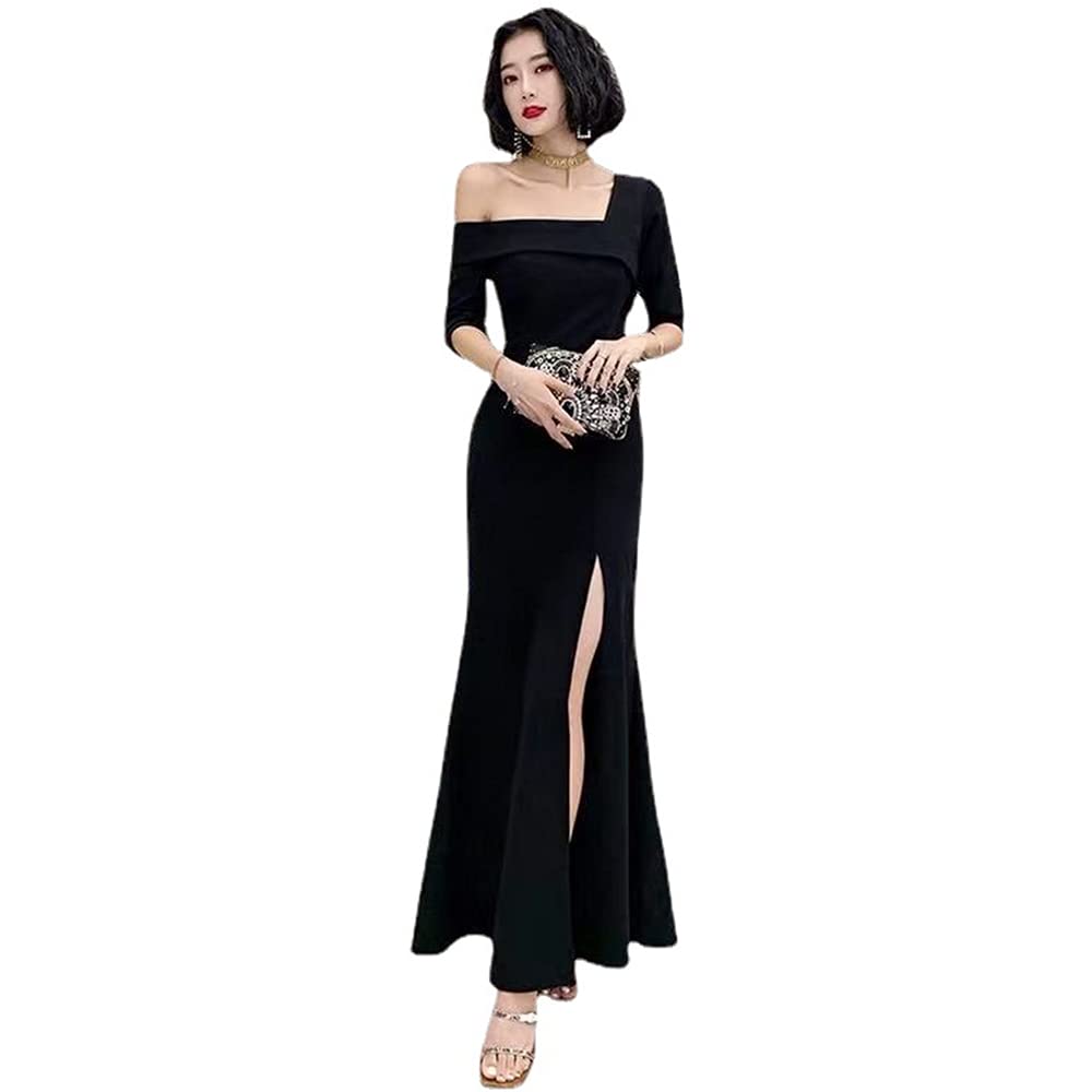 PHOLEEY Women s Long Party Dress, Tight Mermaid Dress with Slit, Long Length, Slimming Dress for Reunions and Concerts (Black, Size M)
PHOLEEY Women s Long Party Dress, Tight Mermaid Dress with Slit, Long Length, Slimming Dress for Reunions and Concerts (Black, Size M)