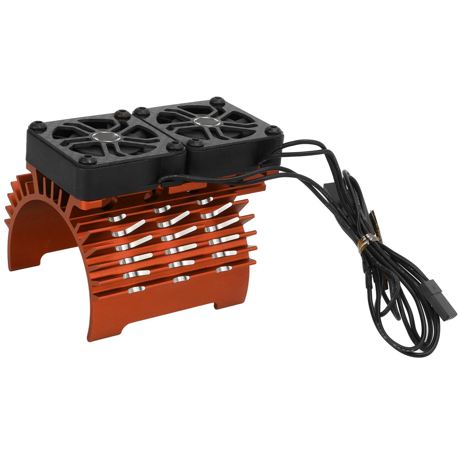 555658mm Brushless Motor Cooling Fan Dual Fan Motor Heatsink Radiator for 15 Remote Control Car помаранчевий
555658mm Brushless Motor Cooling Fan Dual Fan Motor Heatsink Radiator for 15 Remote Control Car помаранчевий