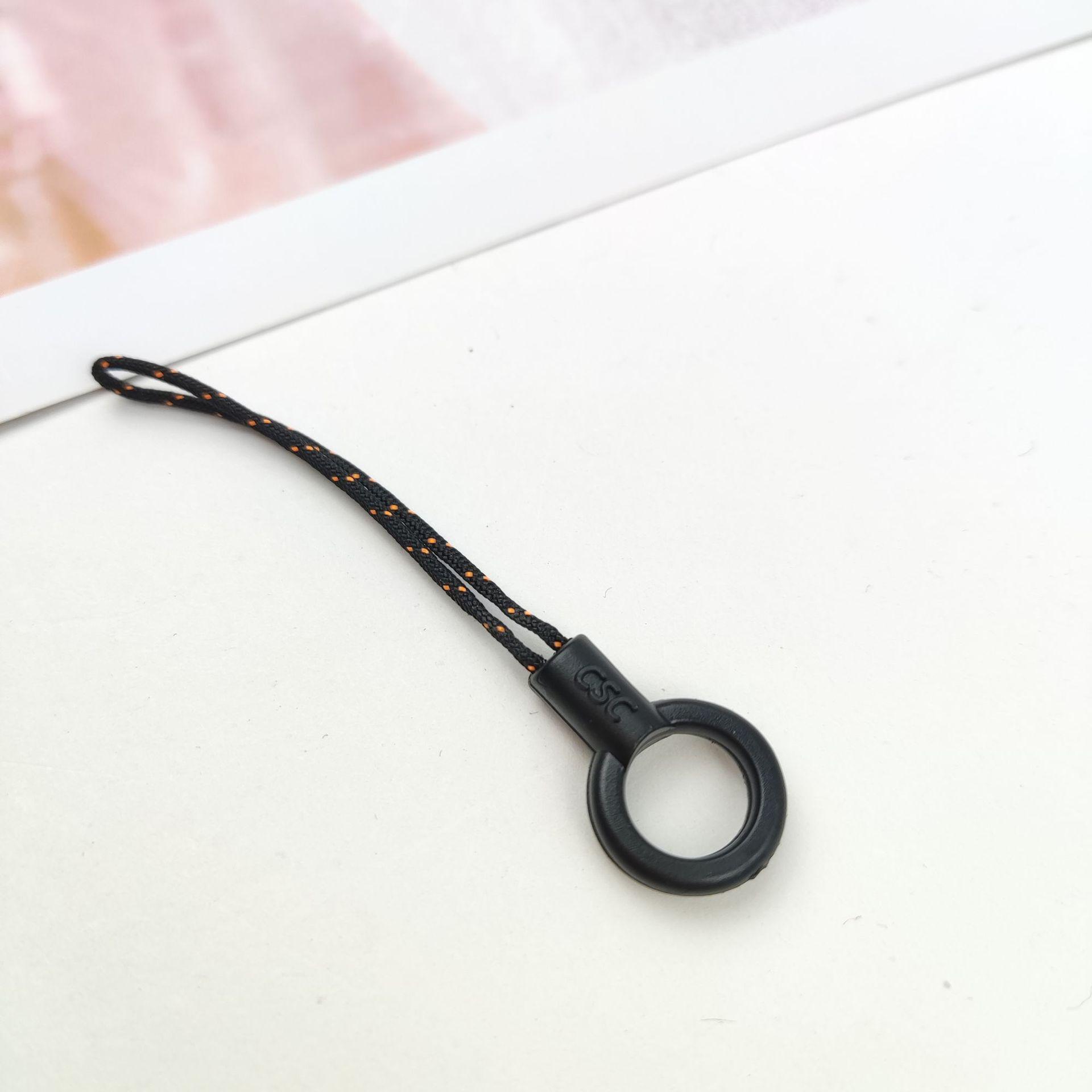 Black Mobile Phone Lanyard with Thickened Rope and Jewelry Chain Attachment
Black Mobile Phone Lanyard with Thickened Rope and Jewelry Chain Attachment