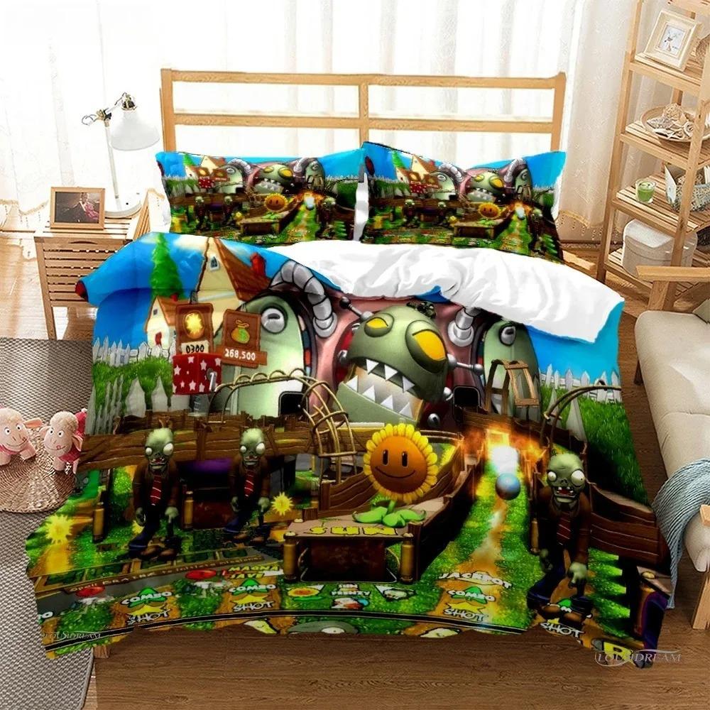 Plants Vs ZombieBedding Sets Zombie US/Europe/UK Size Quilt Cartoon Bed Cover Duvet Cover Pillow Case 2-3Pieces Sets Adult Boys 135x200cm
Plants Vs ZombieBedding Sets Zombie US/Europe/UK Size Quilt Cartoon Bed Cover Duvet Cover Pillow Case 2-3Pieces Sets Adult Boys 135x200cm