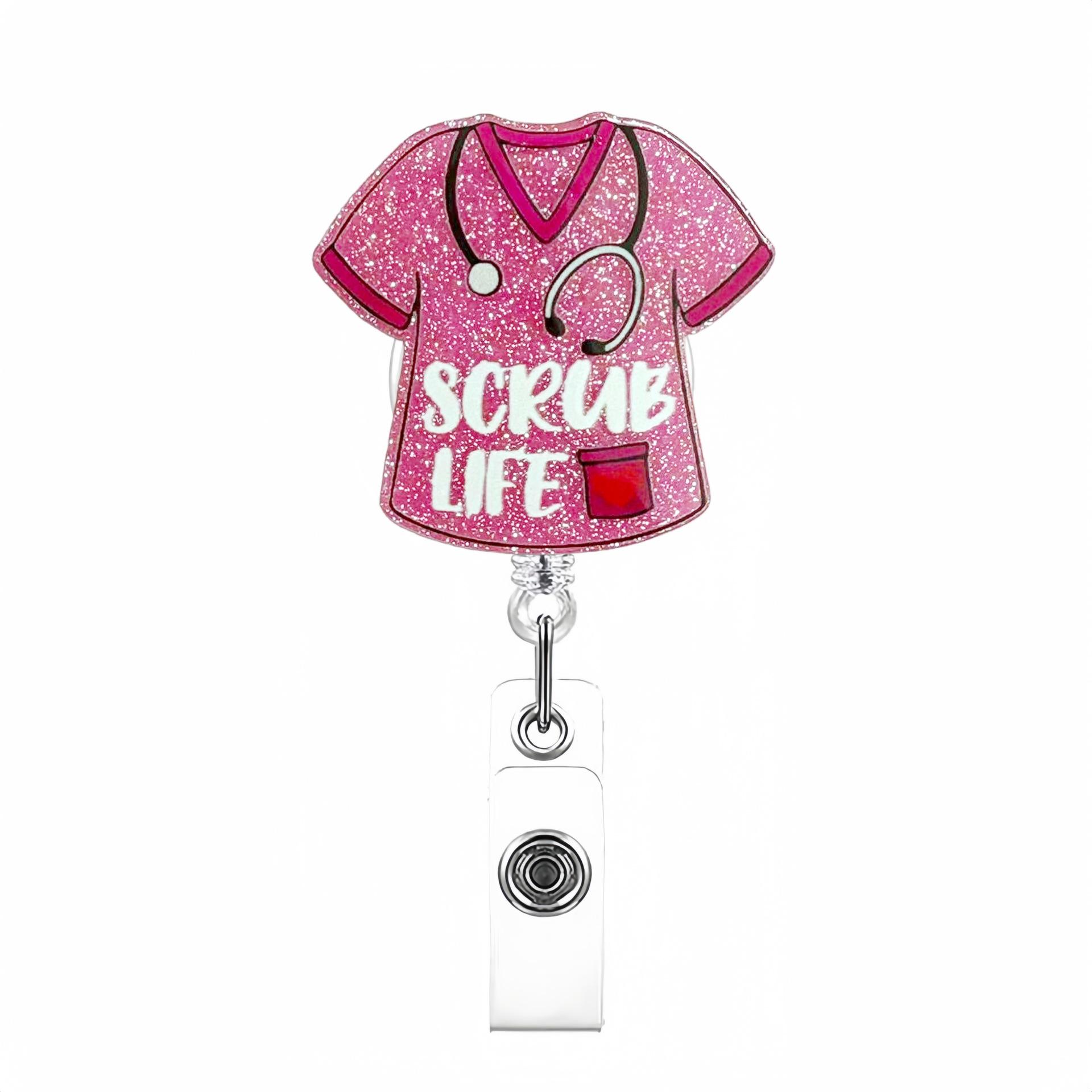 Acrylic Card Holder Lanyard Nurse Doctor Telescopic Badge Reel Chest Clip Creative Nurse Work Card Buckle Office Supplies
Acrylic Card Holder Lanyard Nurse Doctor Telescopic Badge Reel Chest Clip Creative Nurse Work Card Buckle Office Supplies