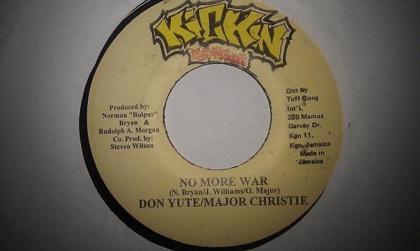7inch Record DON YUTE / MAJOR CHRISTIE - No More War NONE Kickin Producti 1996 Jamaica Reggae, Ska & Dub Used
7inch Record DON YUTE / MAJOR CHRISTIE - No More War NONE Kickin Producti 1996 Jamaica Reggae, Ska & Dub Used