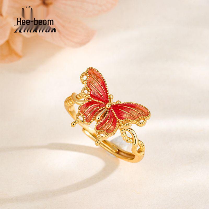 S925 Sterling Silver Enamel Butterfly Ring for Women - 2024 New Style Misty Rain Butterfly Dream, Girlish Valentine s Day Gift. Plain Silver
S925 Sterling Silver Enamel Butterfly Ring for Women - 2024 New Style Misty Rain Butterfly Dream, Girlish Valentine s Day Gift. Plain Silver