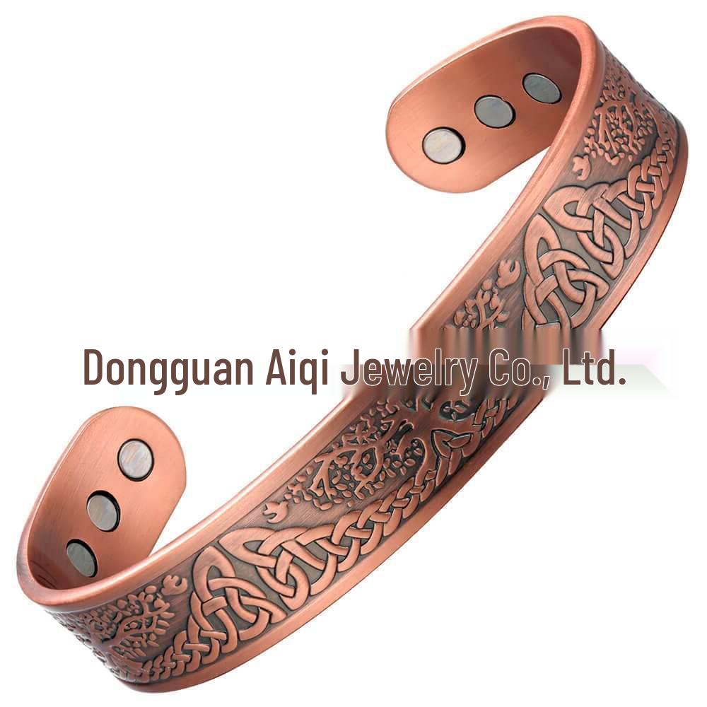 Hot-Selling Red Copper Tree of Life Magnetic Therapy Bracelet 99.99% Pure Red Copper
Hot-Selling Red Copper Tree of Life Magnetic Therapy Bracelet 99.99% Pure Red Copper