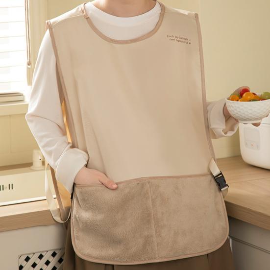 Vest Style Apron for Women Kitchen Cooking Smock with Handy Wipe And Pockets Sleeveless Cooking Apron for Home Painting BBQ Hosting бежевий
Vest Style Apron for Women Kitchen Cooking Smock with Handy Wipe And Pockets Sleeveless Cooking Apron for Home Painting BBQ Hosting бежевий