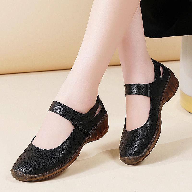 Летняя кожаная подошва из говяжьей жилы, туфли-лодочки с неглубоким вырезом, женские полые дышащие туфли для мам среднего возраста, плоские нескользящие сандалии для бабушек 37
Летняя кожаная подошва из говяжьей жилы, туфли-лодочки с неглубоким вырезом, женские полые дышащие туфли для мам среднего возраста, плоские нескользящие сандалии для бабушек 37