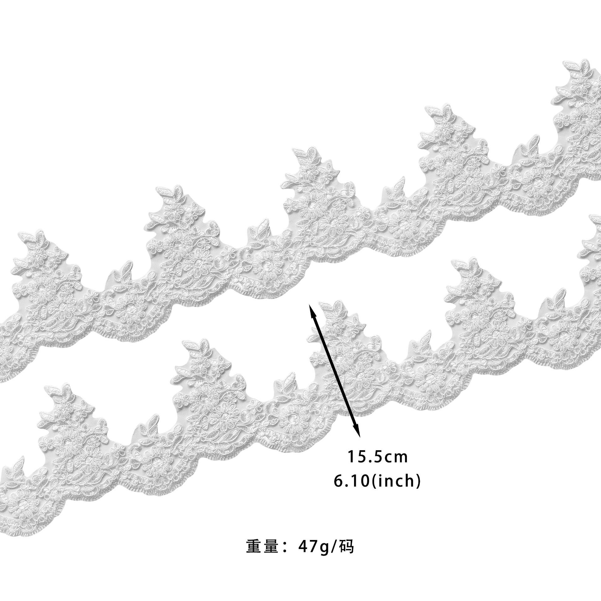 Изысканное белое сетчатое трехмерное кружево с цветочными бусинами, нити, штрих-код, одежда, свадебное платье, обувь и шляпы, декоративные кружевные аксессуары TW243 white one size
Изысканное белое сетчатое трехмерное кружево с цветочными бусинами, нити, штрих-код, одежда, свадебное платье, обувь и шляпы, декоративные кружевные аксессуары TW243 white one size