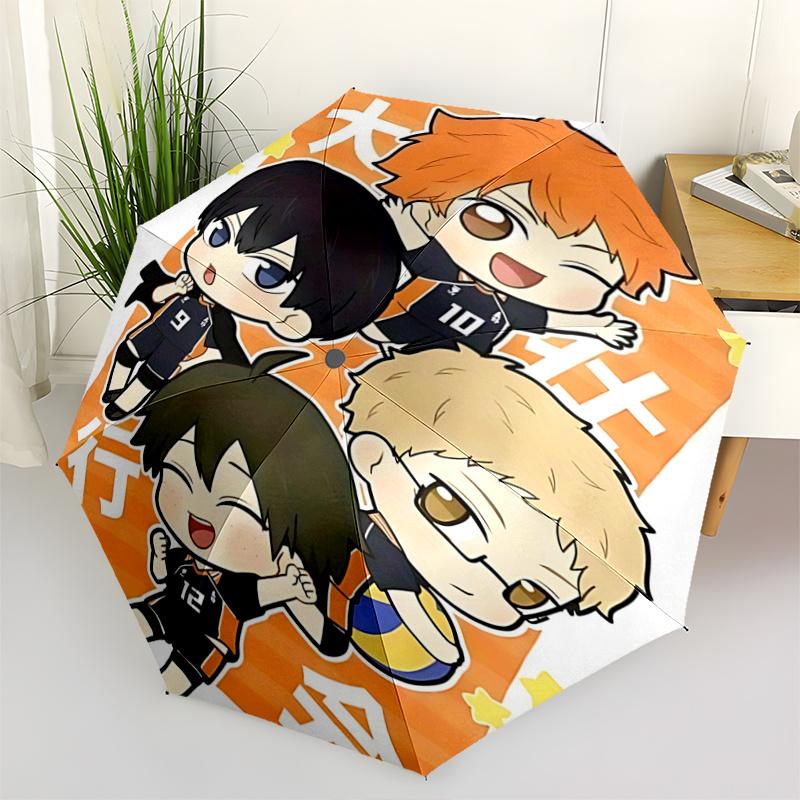 1pc Haikyuu! Chibi Characters Automatic Opening Umbrella Portable Folding Design with Iron Frame, Outdoor for Fans, Travelers, Everyday Use - Ide
1pc Haikyuu! Chibi Characters Automatic Opening Umbrella Portable Folding Design with Iron Frame, Outdoor for Fans, Travelers, Everyday Use - Ide