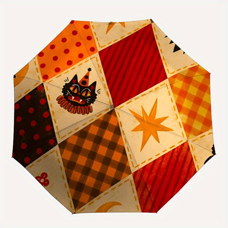 1pc Halloween Cat Automatic Open/close Folding Compact Umbrella, 8-Rib Sturdy Canopy, Lightweight Portable, Everyday Use, Gift, Outdoor Umbrella, Trav
1pc Halloween Cat Automatic Open/close Folding Compact Umbrella, 8-Rib Sturdy Canopy, Lightweight Portable, Everyday Use, Gift, Outdoor Umbrella, Trav