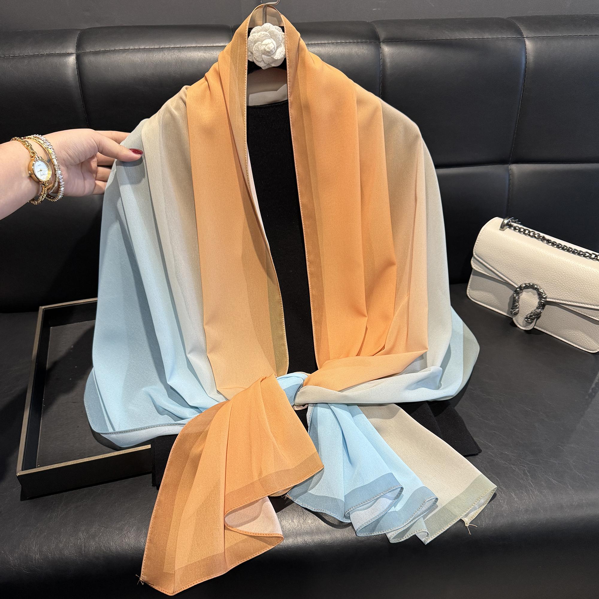 Fashion Spring Summer Women Print Headband Beach Chiffon Scarf Shawls Female Long Wraps Polychrome Beach Sunscreen Hijab
Fashion Spring Summer Women Print Headband Beach Chiffon Scarf Shawls Female Long Wraps Polychrome Beach Sunscreen Hijab