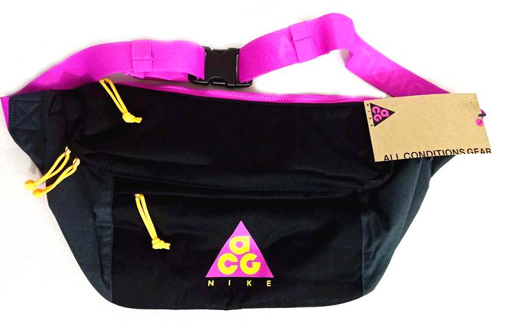 Nike Polyester Crossbody Bag, Fanny Pack Regular Unisex Black Pink BA5836-010
Nike Polyester Crossbody Bag, Fanny Pack Regular Unisex Black Pink BA5836-010