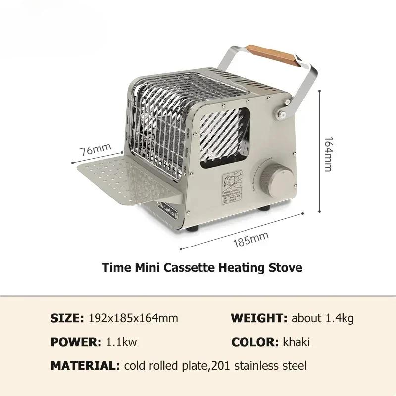 Mini Cassette Heating Stove Gas Heater Outdoor Camping Multi-function Heating Stove 1.1kw Power Kitchen Hiking Portable Gas Sove
Mini Cassette Heating Stove Gas Heater Outdoor Camping Multi-function Heating Stove 1.1kw Power Kitchen Hiking Portable Gas Sove