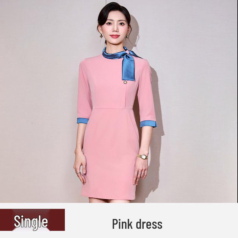 Женское профессиональное платье для работы весна/лето для продаж и ресепшена в отеле и ювелирном магазине S
Женское профессиональное платье для работы весна/лето для продаж и ресепшена в отеле и ювелирном магазине S