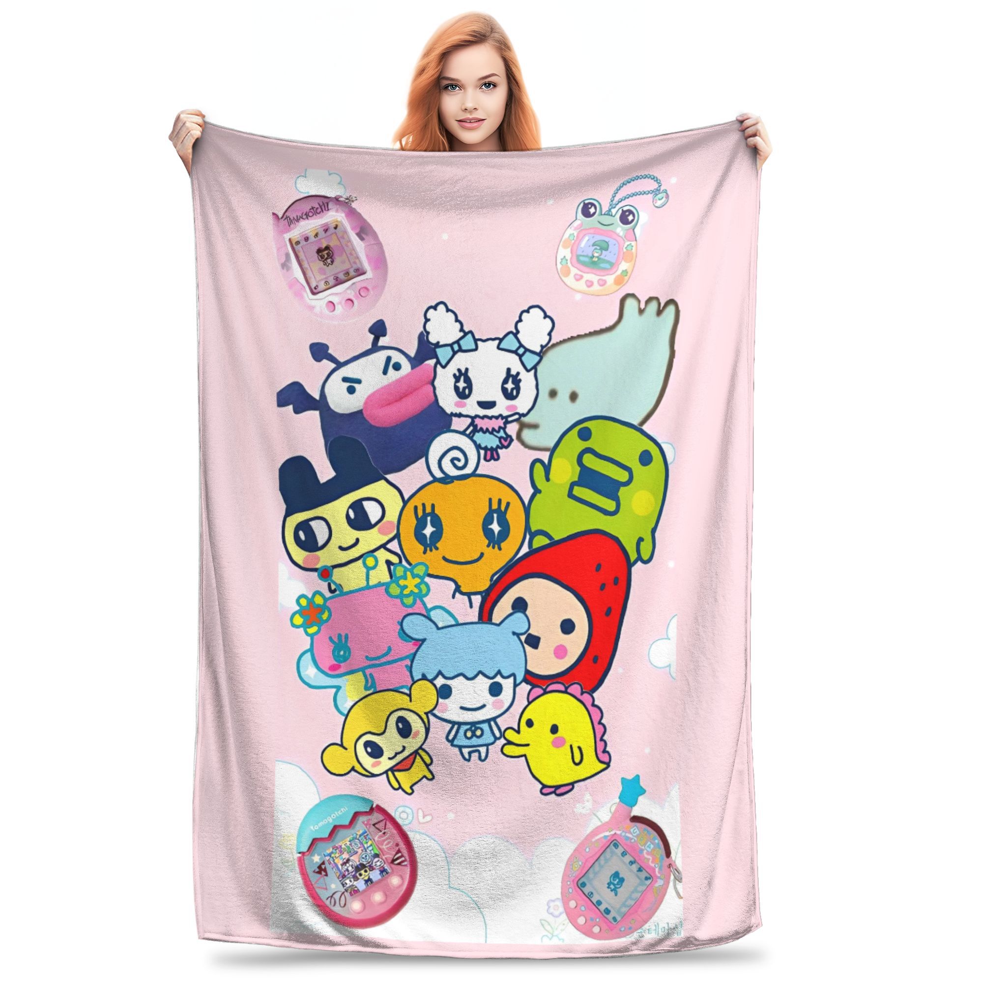 Japanese Tamagotchis Super Warm Blanket Kids Adult Plush Throw Blanket Novelty Couch Chair Flannel Bedspread Sofa Bed Cover 75cmx90cm
Japanese Tamagotchis Super Warm Blanket Kids Adult Plush Throw Blanket Novelty Couch Chair Flannel Bedspread Sofa Bed Cover 75cmx90cm