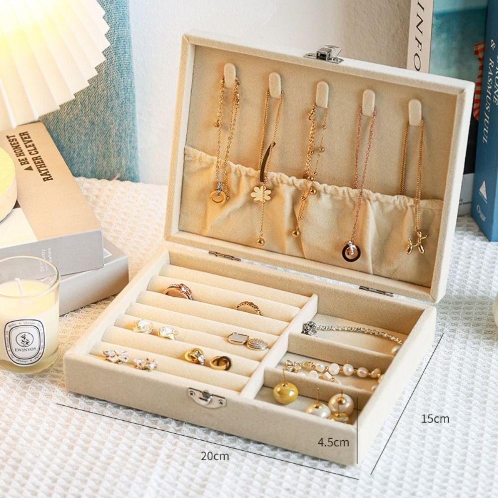 Large Capacity Travel Jewelry Case Flip Lid Portable Earring Organizer Classification Style 7
Large Capacity Travel Jewelry Case Flip Lid Portable Earring Organizer Classification Style 7