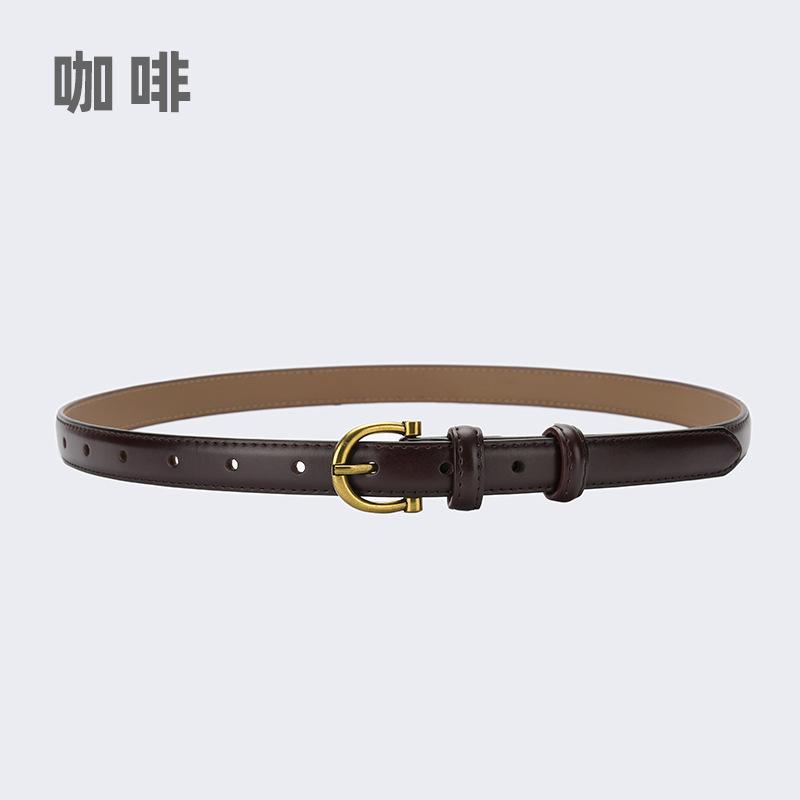 Четыре сезона в наличии новый простой модный женский ремень повседневный универсальный кожаный ремень Ins Wind тонкий ремень ковбойский пояс для похудения 105cm
Четыре сезона в наличии новый простой модный женский ремень повседневный универсальный кожаный ремень Ins Wind тонкий ремень ковбойский пояс для похудения 105cm