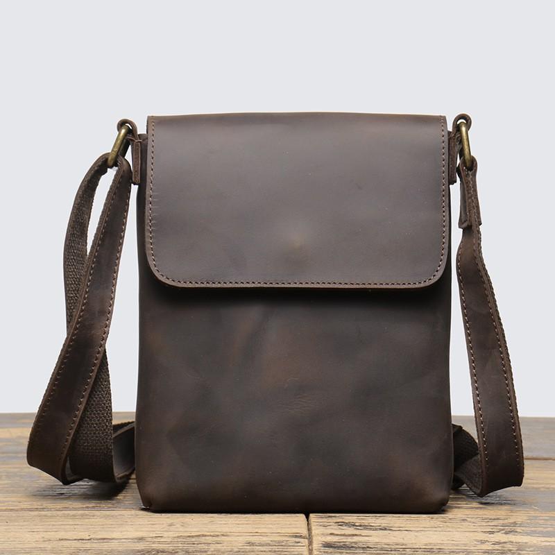 Summer New Men s Leather Casual Shoulder Bag Crazy Horse Crossbody Backpack Cowhide Retro Simple IPad темно-коричневого
Summer New Men s Leather Casual Shoulder Bag Crazy Horse Crossbody Backpack Cowhide Retro Simple IPad темно-коричневого
