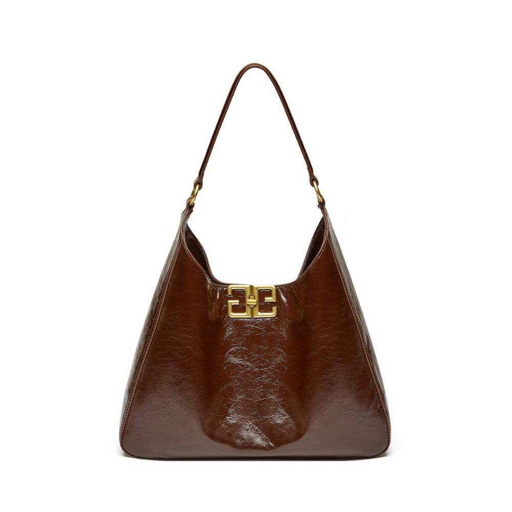 Премиальная сумка через плечо Новая сумка из коровьей кожи под мышкой Большая вместительная сумка-тоут темно-коричневого
Премиальная сумка через плечо Новая сумка из коровьей кожи под мышкой Большая вместительная сумка-тоут темно-коричневого