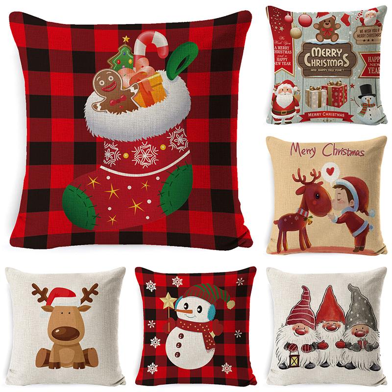 Высокое качество льняная наволочка для дивана с принтом лося Рождественская наволочка 2023 Новый год украшение дома наволочка 
Высокое качество льняная наволочка для дивана с принтом лося Рождественская наволочка 2023 Новый год украшение дома наволочка